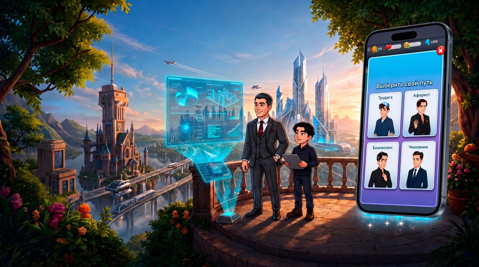 Idle Way — key art