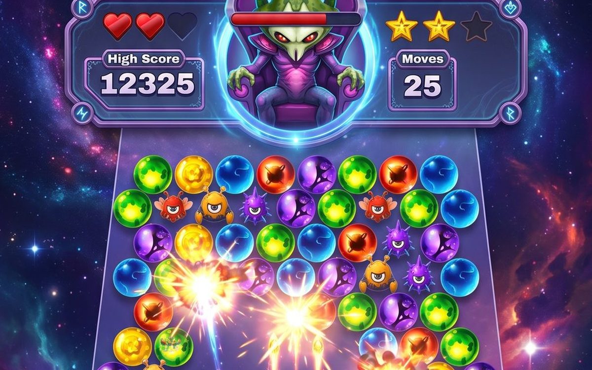 Space Monsters — boss fight