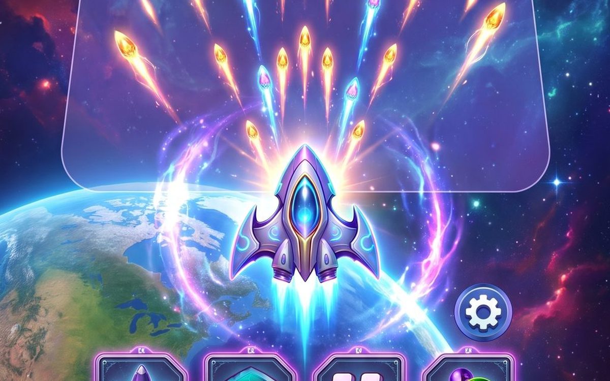Space Monsters — ship and boosters