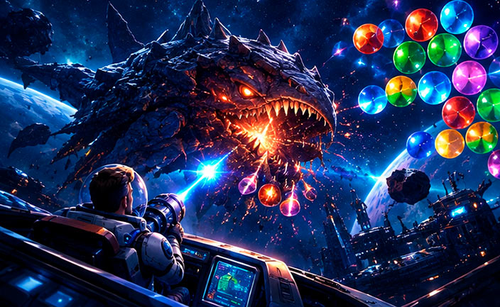 Space Monsters — battle station